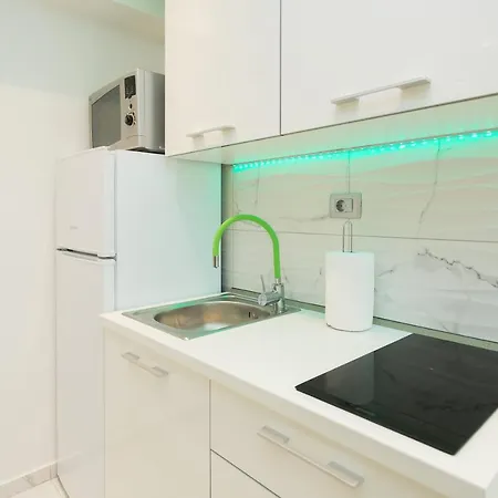 Purple & Apple Green Apartment